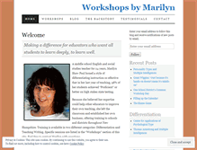 Tablet Screenshot of marilynshawpaul.com